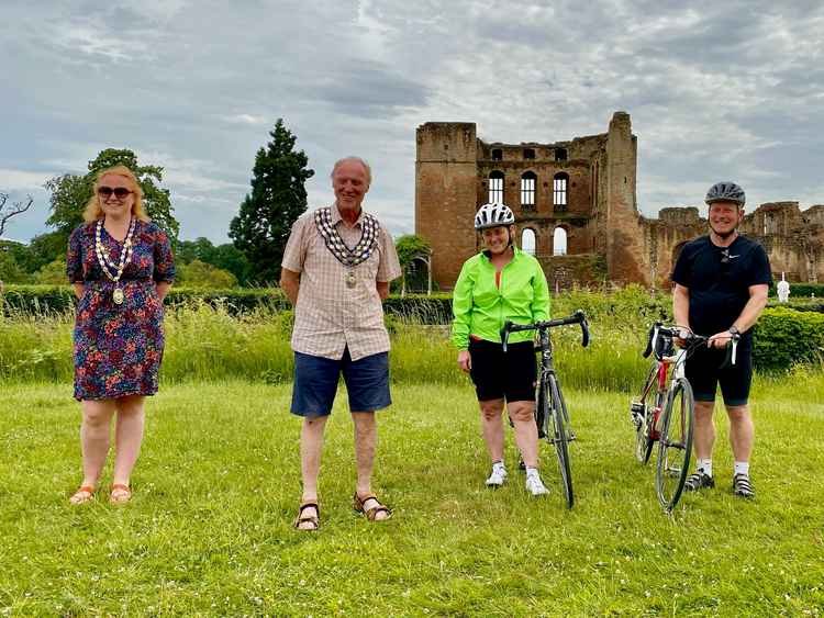 Left to right: Cllr Samantha Cooke, Cllr Peter Jones, Jennie Stevenson and Andy Stevenson (Image by Alan Ainsworth)