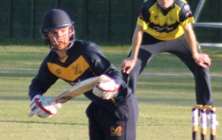 Harry Johnson's unbeaten century helped Kenilworth Wardens come from behind to beat Wolverhampton (Image via Steve Johnson)