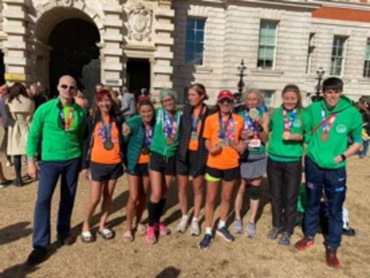 Twenty-eight Kenilworth runners completed the course (Image via Kenilworth Runners)