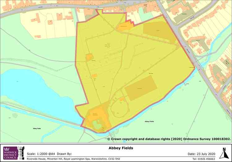 A diagram of the proposed area (image via WDC)