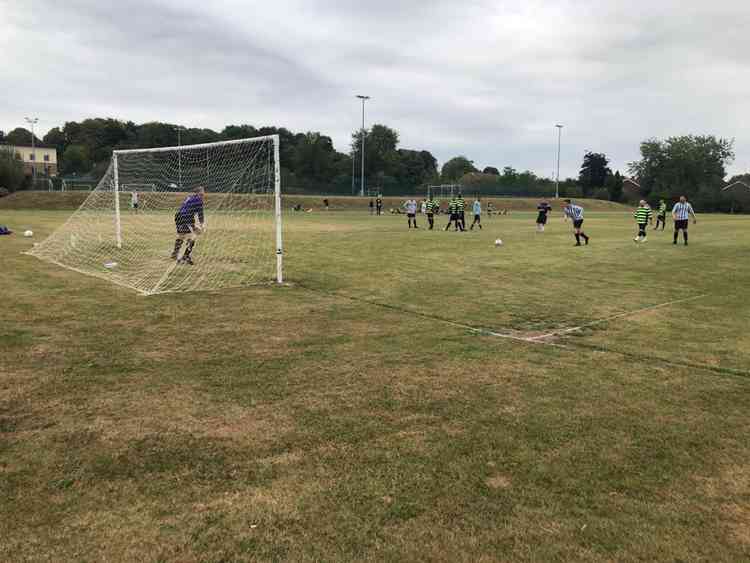 Jamie Whitehouse took the controversial penalty for Wardens Reserves