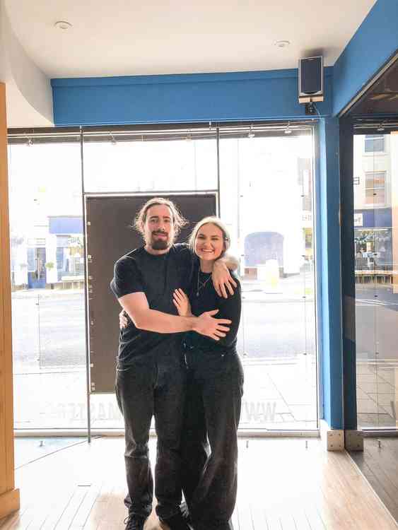 Molly and Alex barely got to look around their new premises before they were given the keys