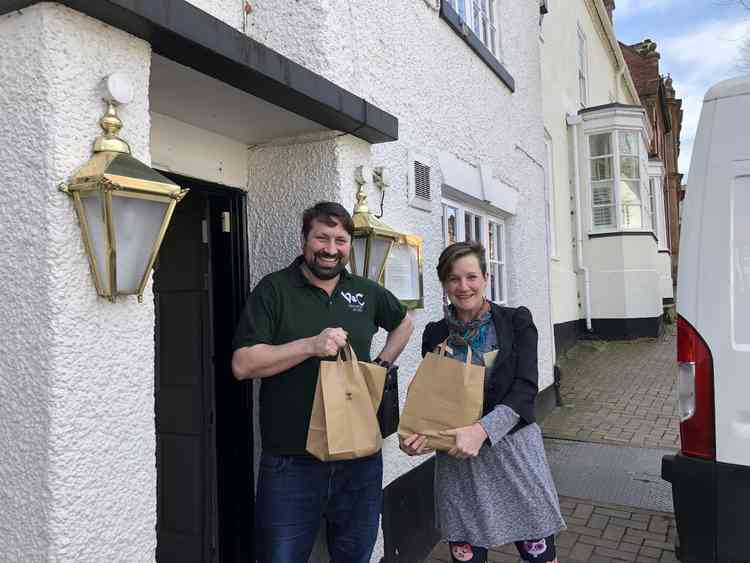 The Virgins and Castle have also been helping deliver meals to vulnerable members of the community during the lockdown