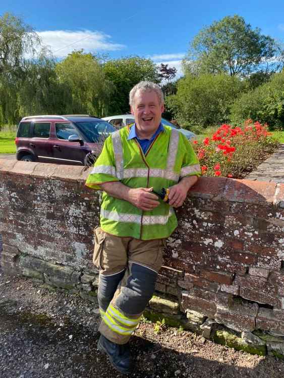 Malcolm has been a firefighter locally since 1979