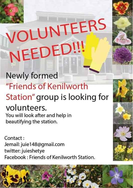 Friends of Kenilworth Station are always looking out for more volunteers