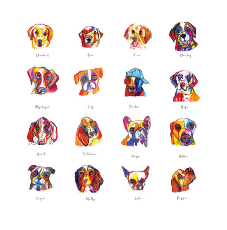 'The Legend of DogDog' contains vivid illustrations of 16 local canines, all done by hand by Natalie