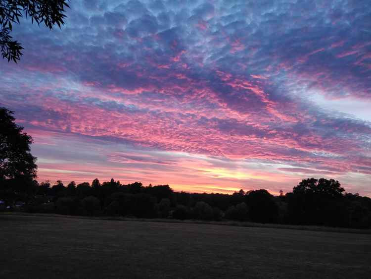 'Mackerel Sky over Abbey Fields' by Sam Sexton is on the front cover of the 2021 Friends of Abbey Fields calendar