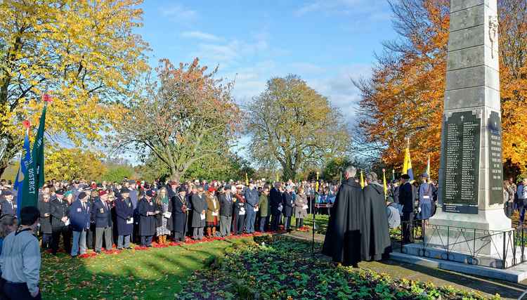 2019 Remembrance Sunday Service at the War Memorial on Abbey Hill