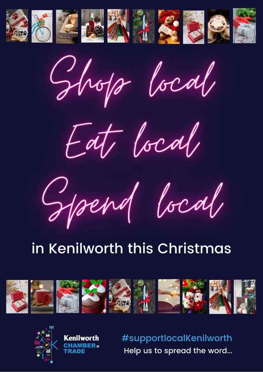 Kenilworth Chamber of Trade will be delivering posters to businesses in the town to display