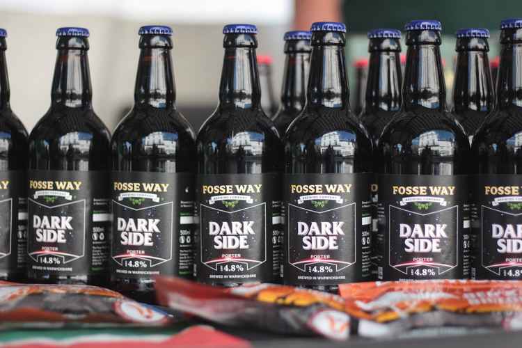 One of Fosse Way's four core beers is a porter - 'Dark Side'