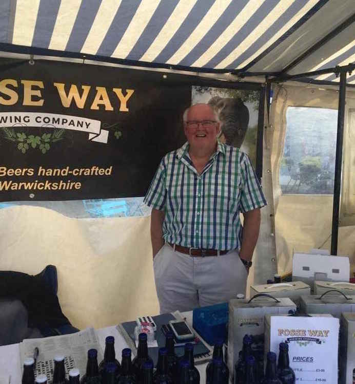 Tony now sells his beers at Kenilworth, Warwick, and Leamington markets