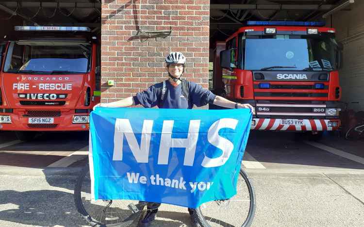 Alison Insley has been an on-call firefighter at Kenilworth Fire Station for nearly five years.