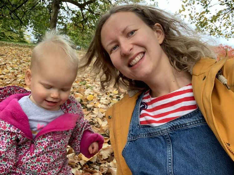 Website editor Harriet Cummings and her daughter Georgina