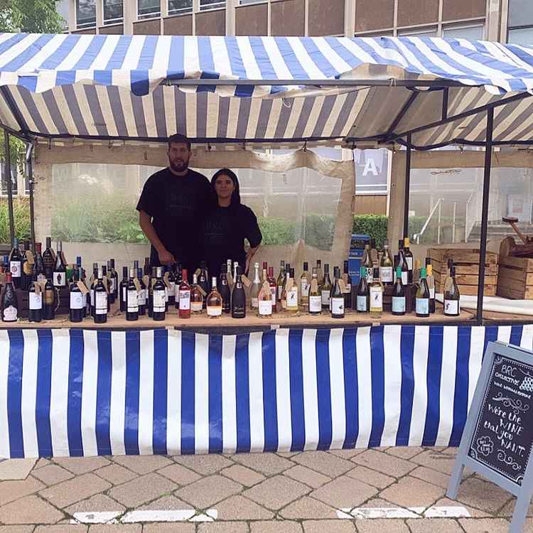 Paul and Lucy on a market day