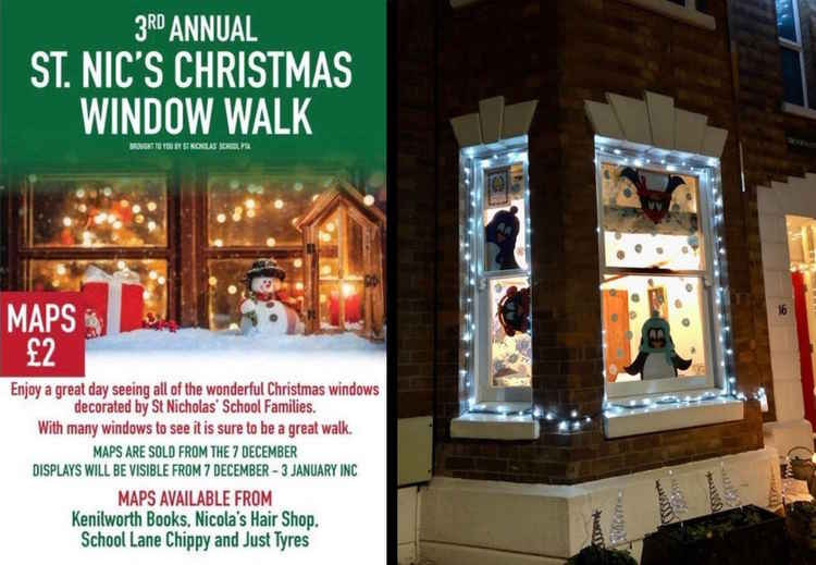 This is the third edition of the annual 'Christmas Window Walk'