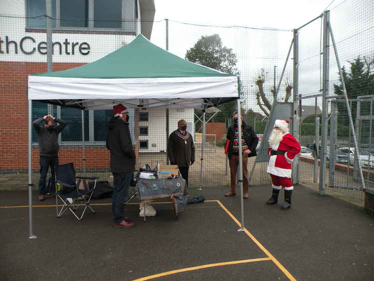 Secure bicycle parking and security tagging took place at the Kenilworth Centre today