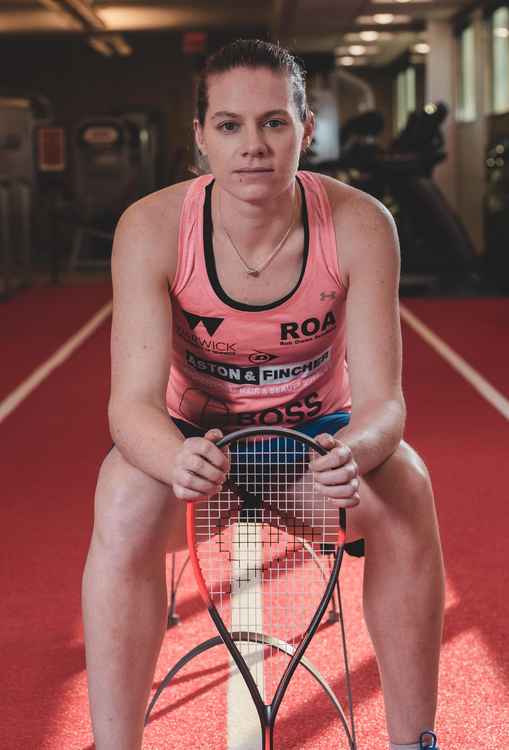 Sarah-Jane Perry is the World Number Six female squash player