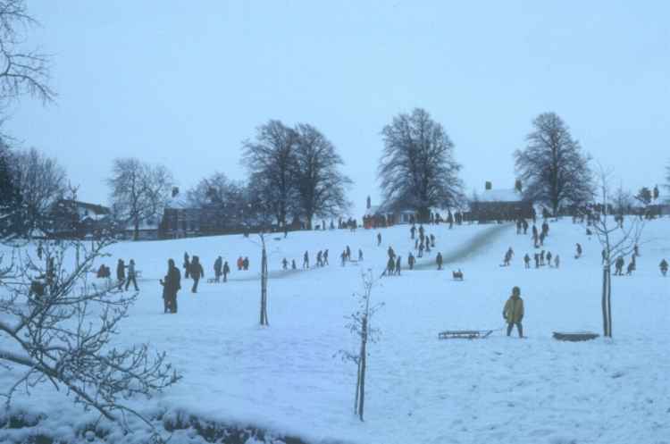 'Sledging on Abbey Fields' by E Gammie