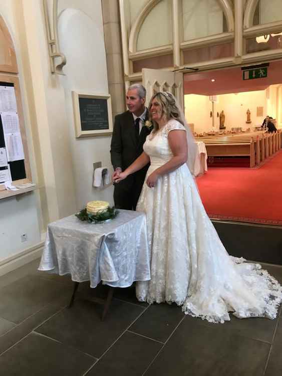 Mr and Mrs Scurfield were able to tie the knot at St Francis of Assisi Church