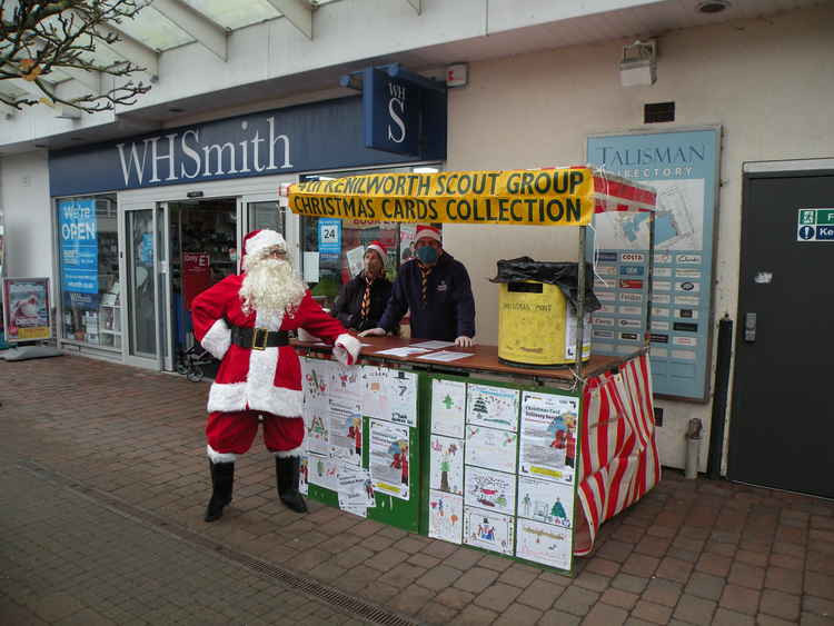 4th Kenilworth Scouts held post collection services in Talisman Square throughout December