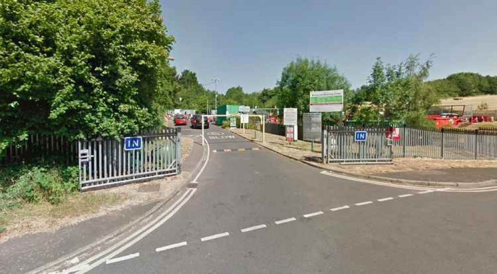 Cherry Orchard recycling centre, Kenilworth (Image via google.maps)