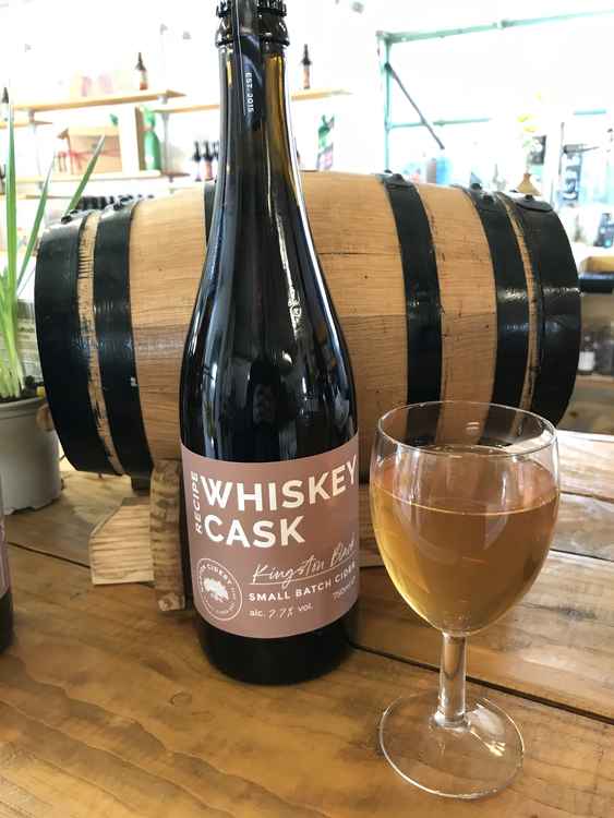 Whiskey cask cider is one of their current limited-edition range