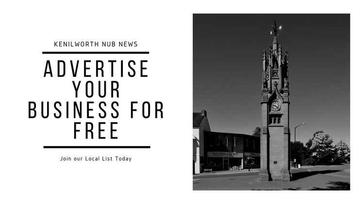 Advertise your business for free with Kenilworth Nub News