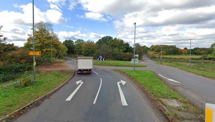 Major redevelopment work is underway at the A46 Stoneleigh Island (image via google.maps)