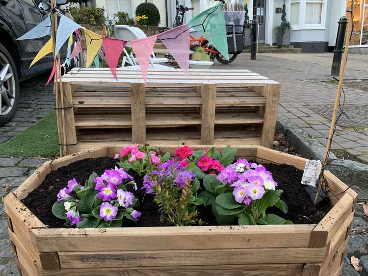 The parklet on High Street was much-loved by Kenilworth residents