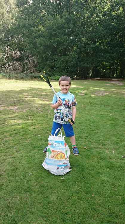 'Womble' Laurie has collected litter all over Kenilworth