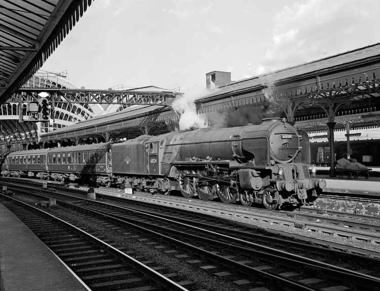 60124 at York Station (Image by Bill Reed via A1 Steam Locomotive Trust)