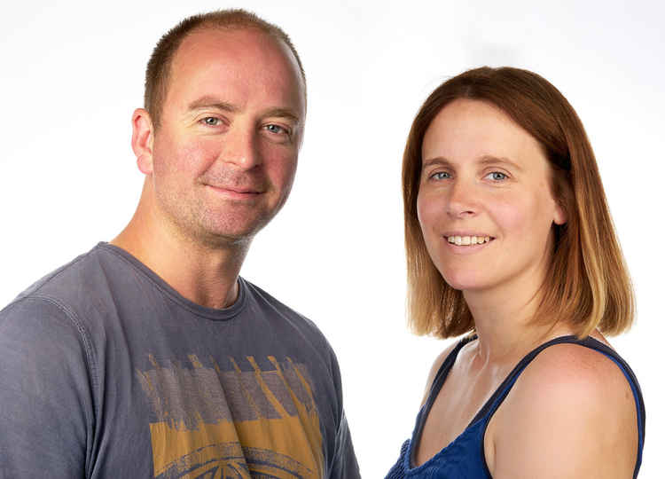 Napton Cidery owners Jolyon and Charlotte Olivier