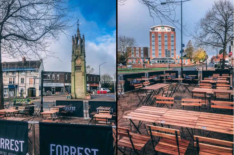 Forrest Coffee House has unveiled its new outdoor seating