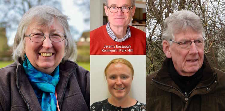 The four candidates standing for Park Hill Ward