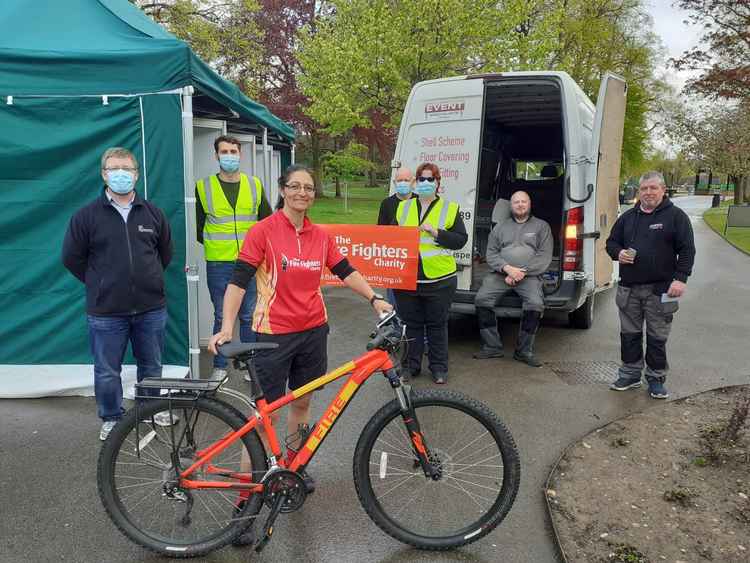 Alison stopped at the mobile Covid-19 testing site (where she volunteers) twice over the three days