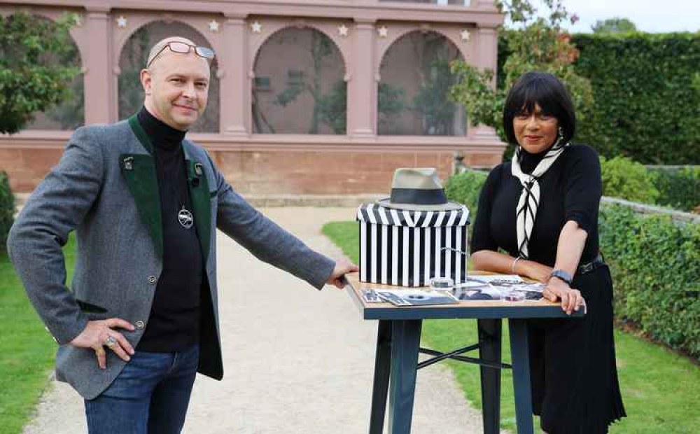 Former Kenilworth School pupil Marc Allum meets Pauline Black from the band The Selecter at Kenilworth Castle during episode one (image supplied)