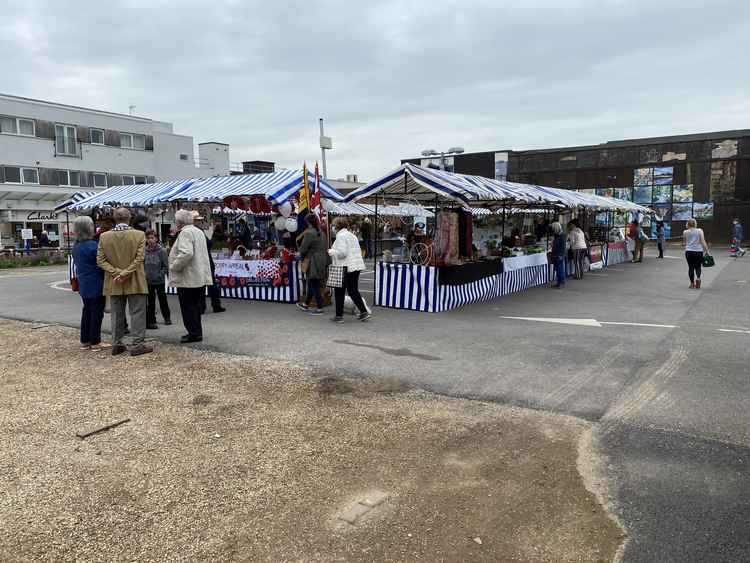 A one-day market is being hosted in Talisman Square today