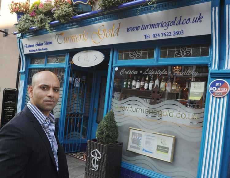 Jay Alam, of Tumeric Gold, Coventry is one of the 'cook-off' finalists