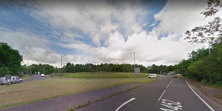 Warwickshire County Council will forward fund the £6.6million works on the Thickthorn Roundabout (Image via google.maps)