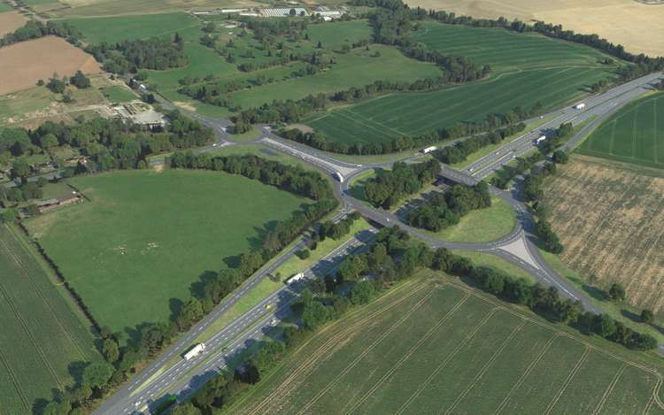 An update on the A46 Stoneleigh Island Roadworks has been issued by the county council (Images via WCC)