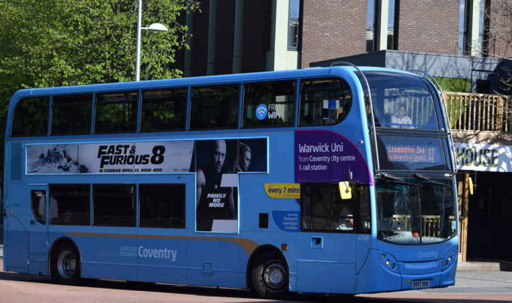 Slight changes have been made to the number 11 bus route from Coventry to Leamington via Kenilworth (Image by Paul Borroughs https://www.flickr.com/photos/23917561@N03/33415536563)