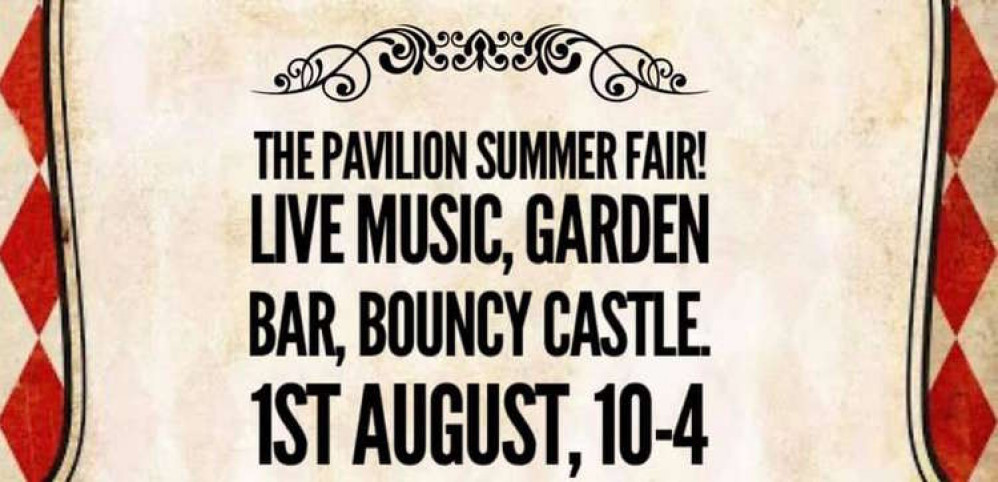 The Kenilworth Summer Fair will take place at the Garden Bar at the Pavillion, Castle Road, Kenilworth, CV8 1NH