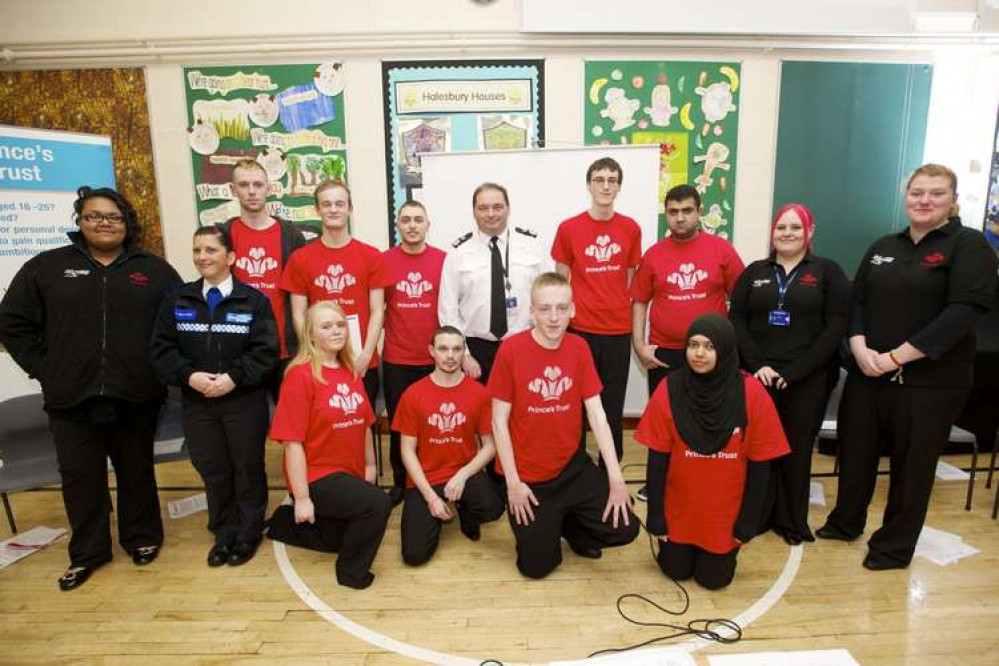 The Prince's Trust runs courses across the UK all year round (Image via West Midlands Police)