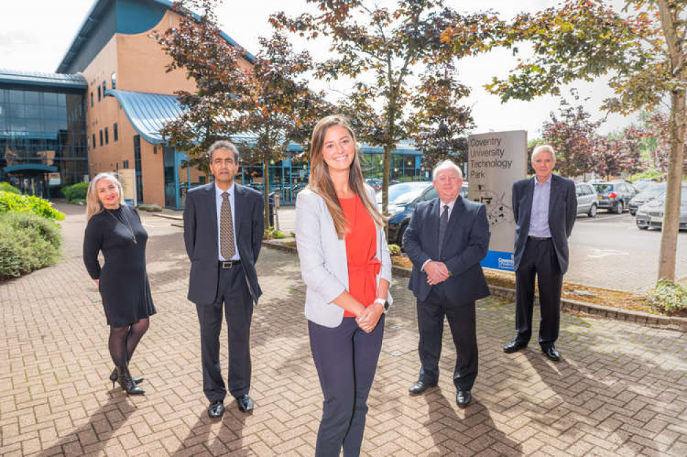 From the left, Lorna Varney,  Jit Gatcha, Sarah Gambrall, Paul Sullivan and Martyn Mangan