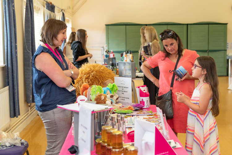 Rachel Ollerenshaw on the Molly Olly's stall. Photo by Victoria Jane Photography.