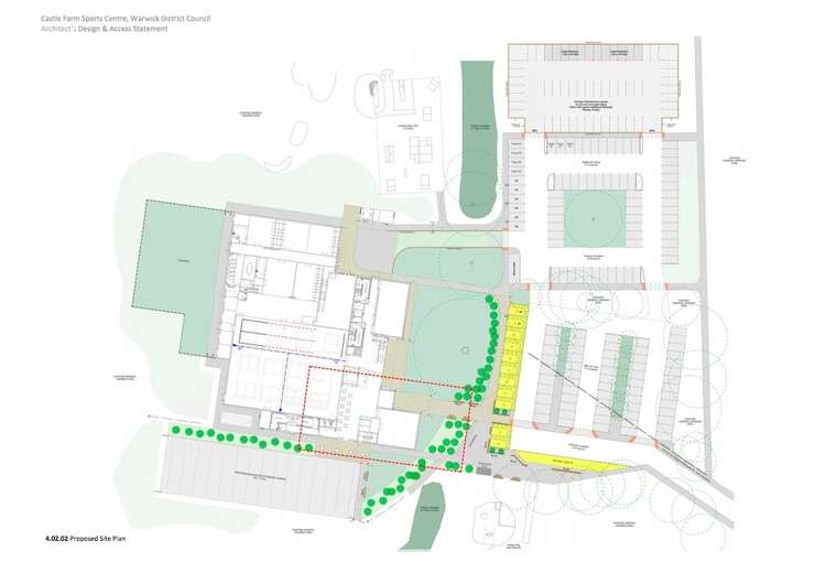 The proposed site plan (Image via planning application)