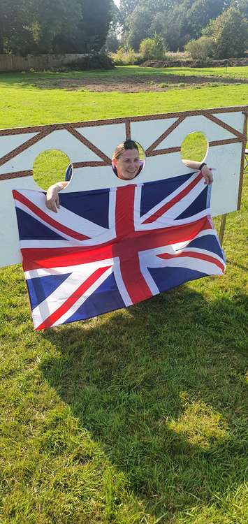 Scouts enjoyed a number of activities including raising the Union Flag