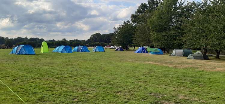 Over 45 scouts, beavers and cubs joined together