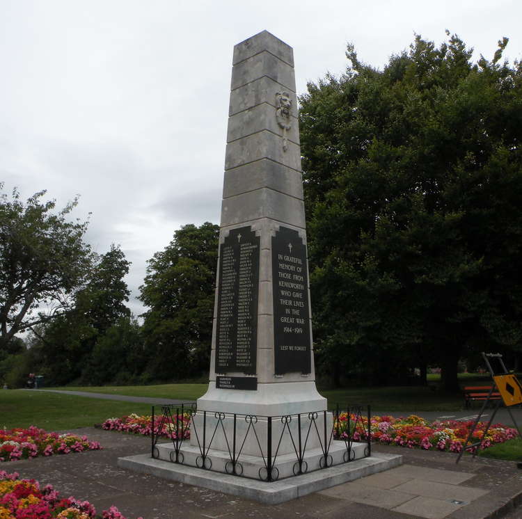 The walk starts at the War Memorial