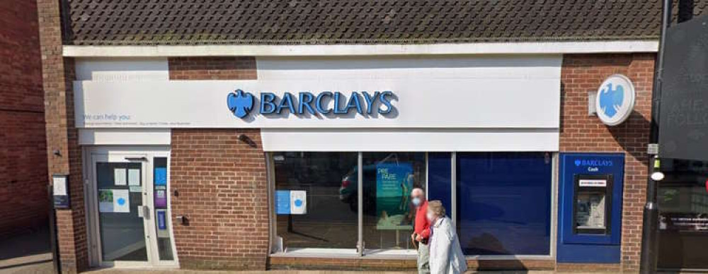 Kenilworth's Barclays will close on January 14 2022 (Image via google.maps)